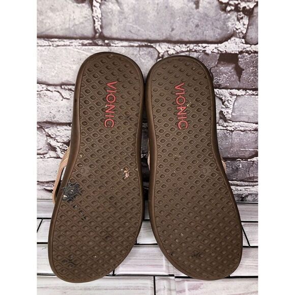 Vionic Orthopedic Tide Pink Synthetic Casual Slides Sandals Women Sz 10M US/42EU - Picture 14 of 16